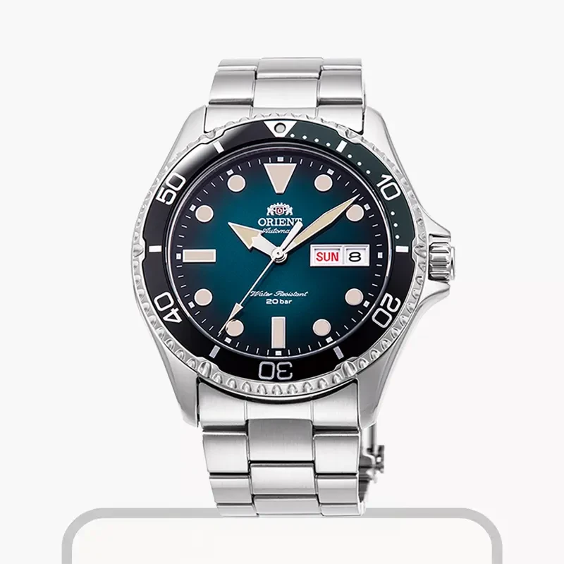 Orient Kamasu II Green Dial 200m Men's Watch- RA-AA0811E